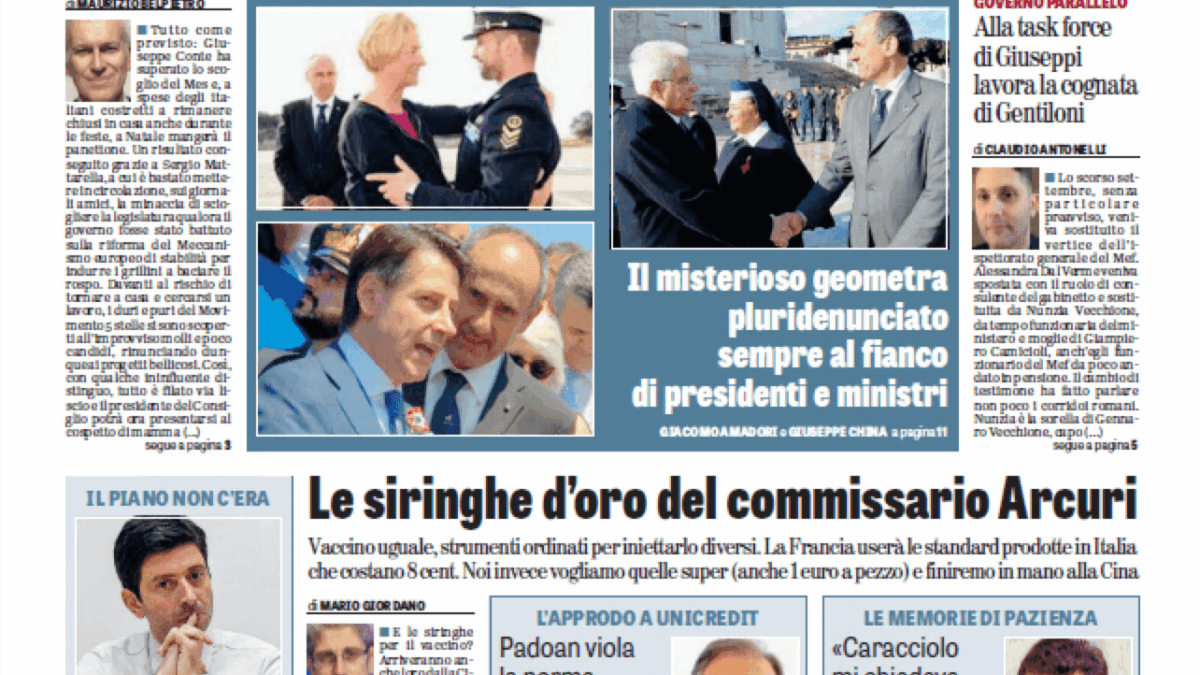 Oggi in edicola