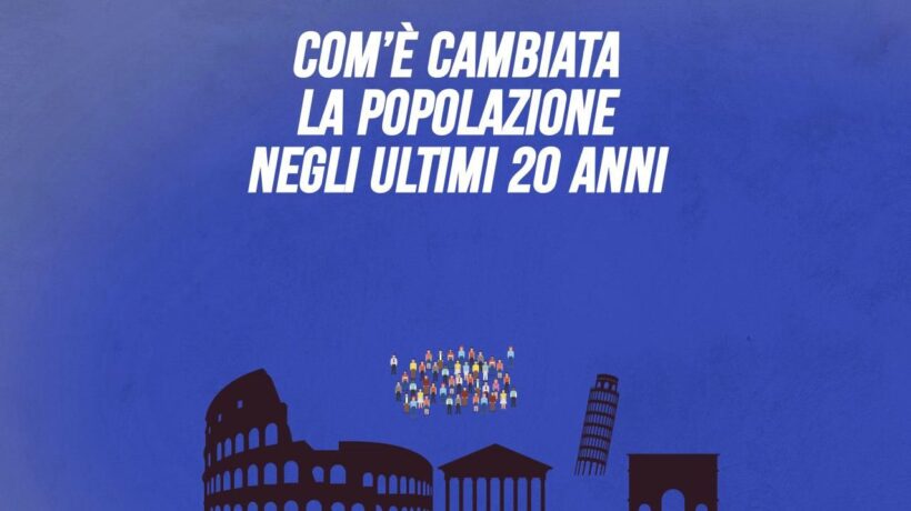 Com’è cambiata la popolazione negli ultimi 20 anni