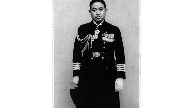Il contrammiraglio Toyo Mitsunobu, addetto navale della Marina Imperiale giapponese presso la Repubblica Sociale Italiana (Courtesy Cierre)