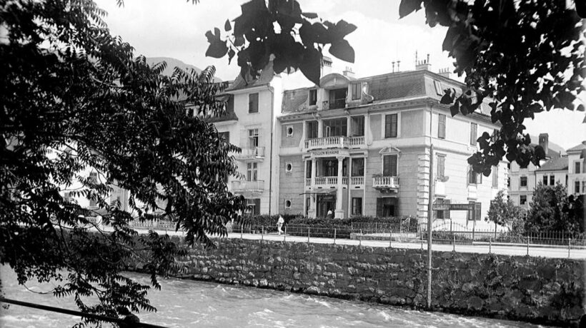 Merano: la villa Burgund occupata dalla missione navale giapponese diretta dal contrammiraglio Toyo Mitsunobu (Courtesy Cierre)