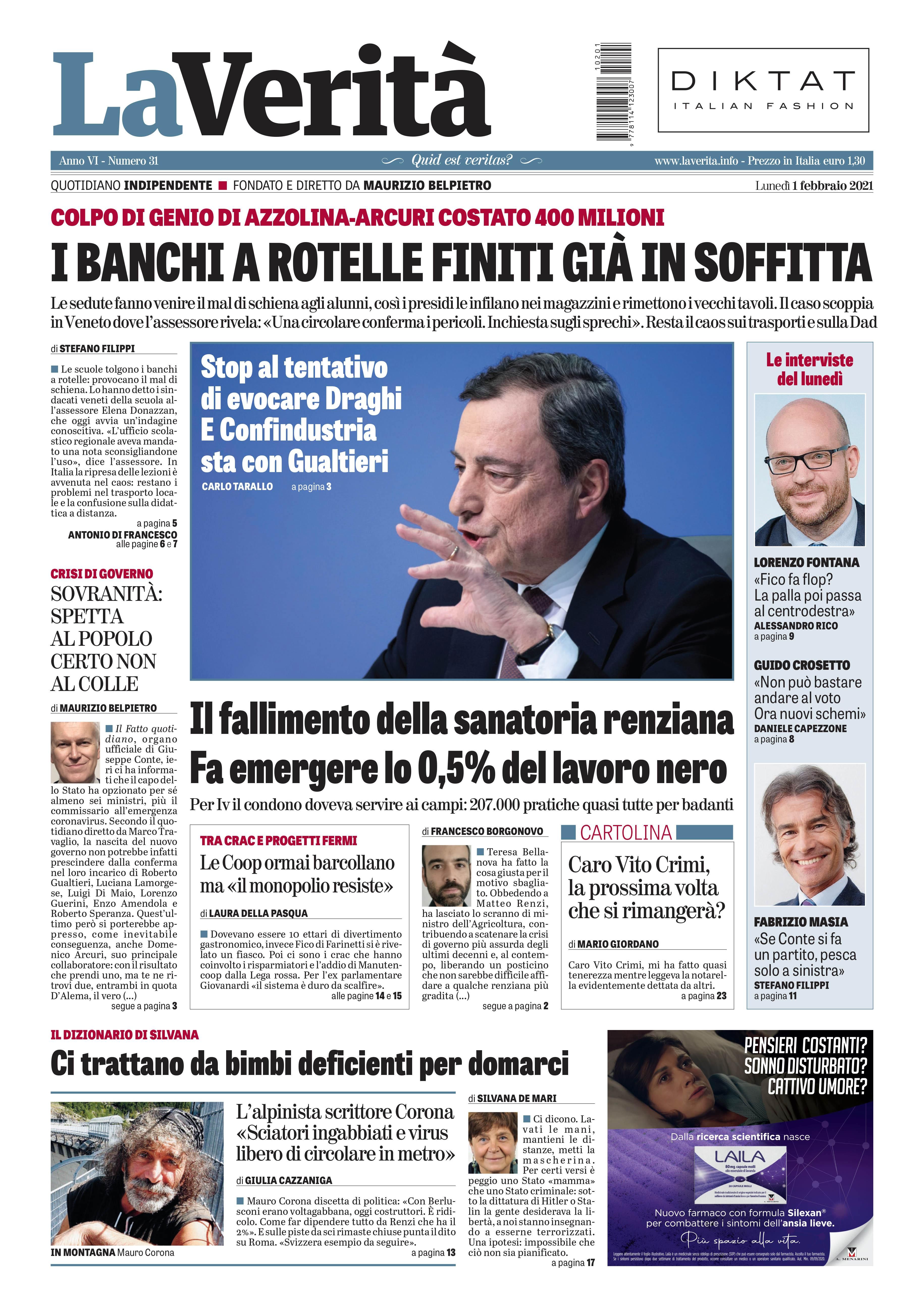 Oggi in edicola