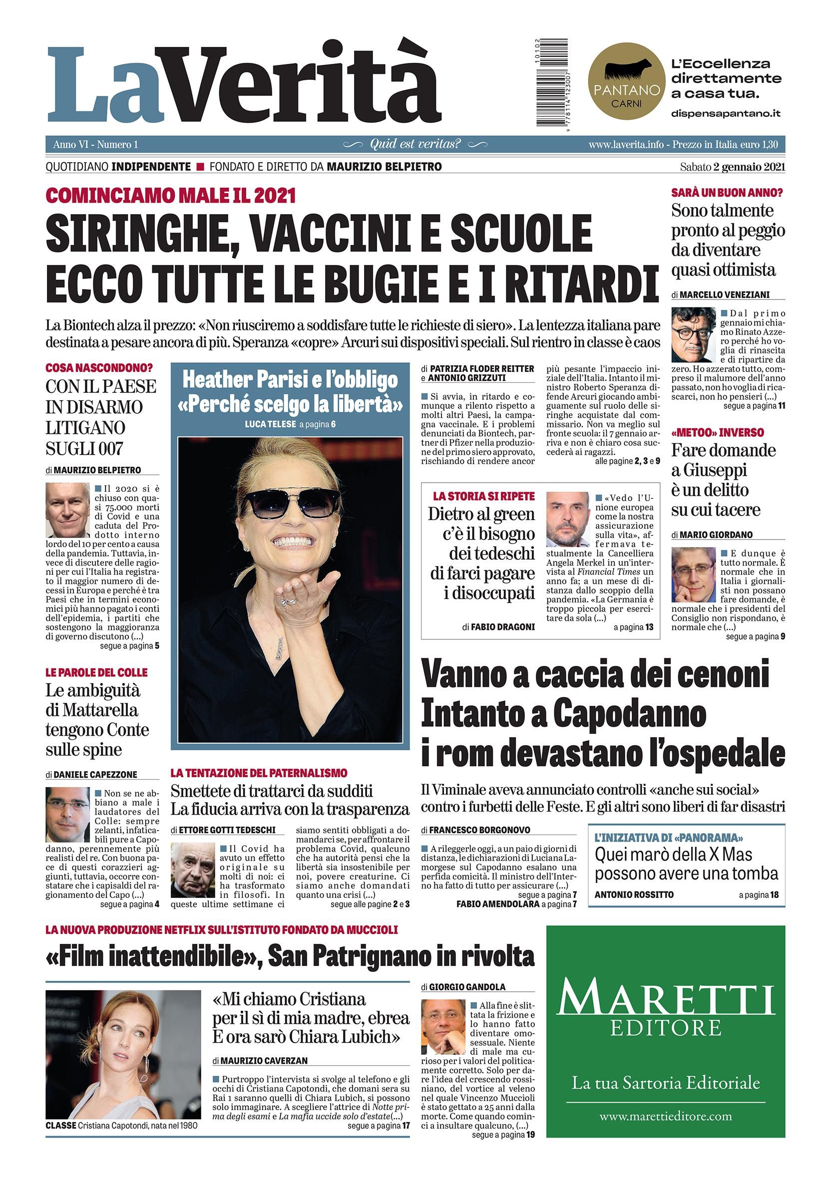 Oggi in edicola