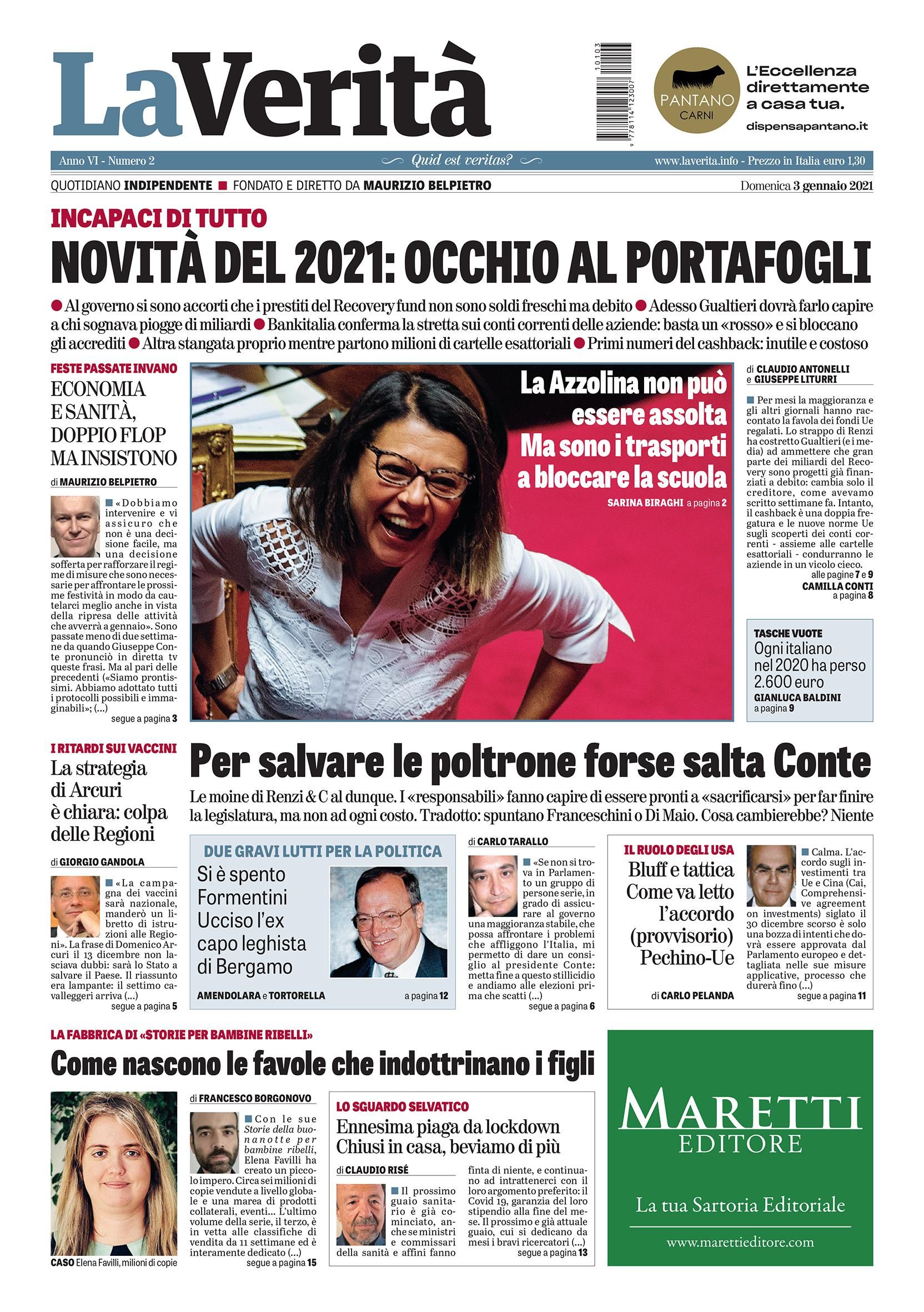 Oggi in edicola