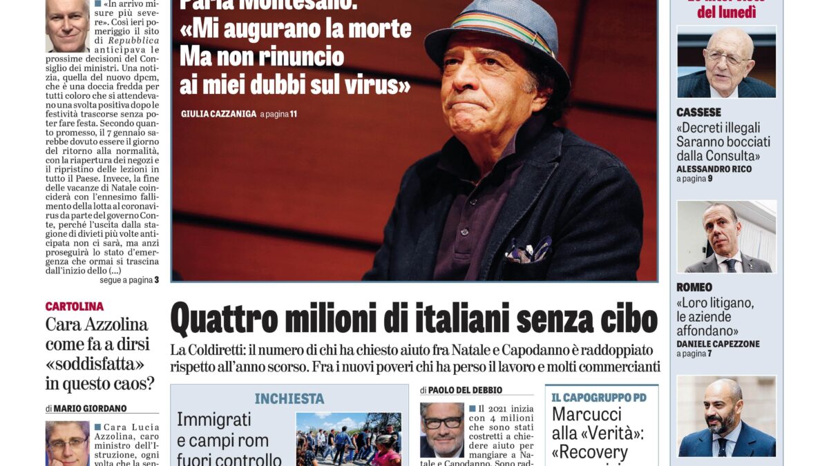 Oggi in edicola
