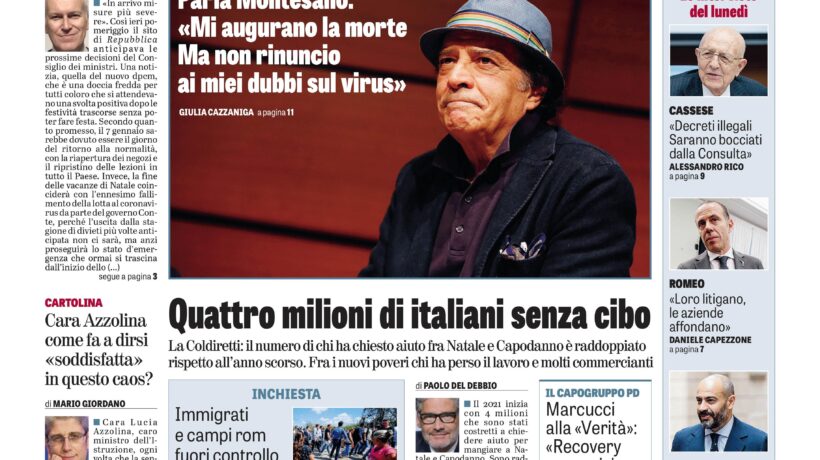Oggi in edicola