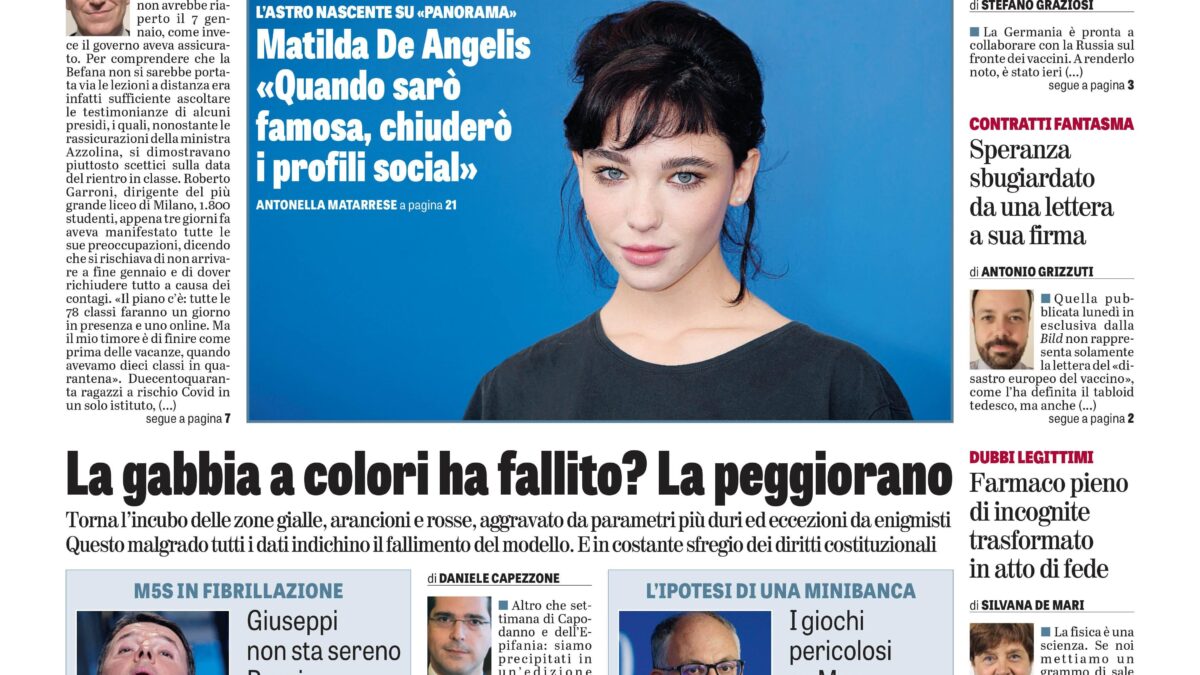 Oggi in edicola