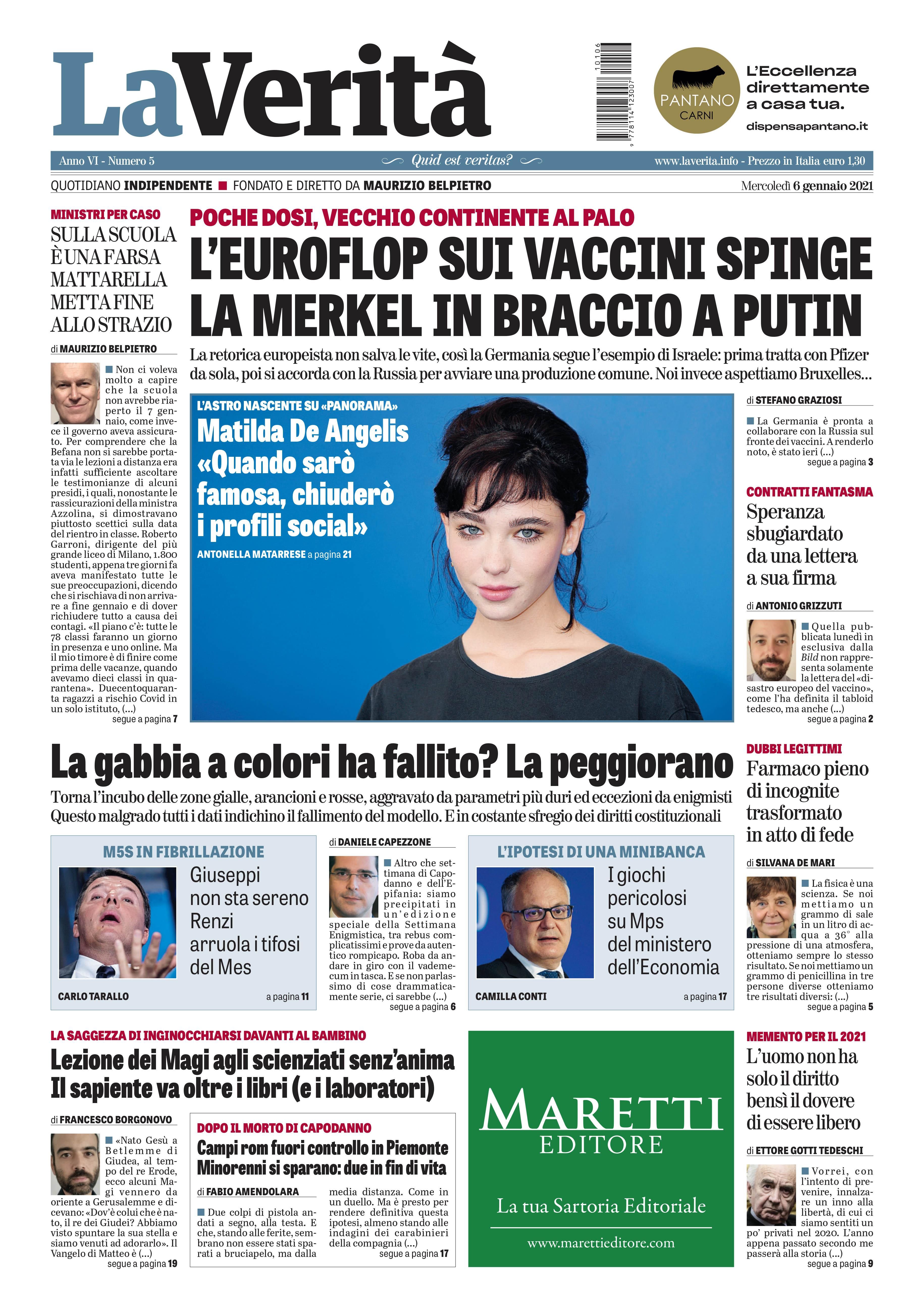 Oggi in edicola