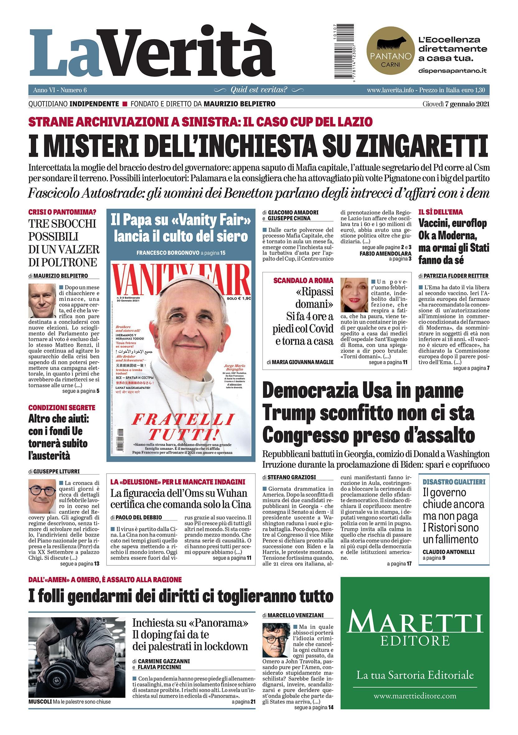 Oggi in edicola
