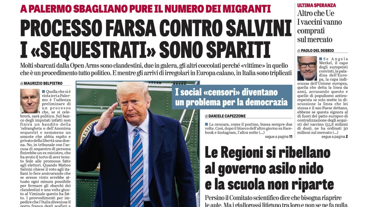 Oggi in edicola