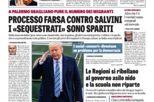 Oggi in edicola