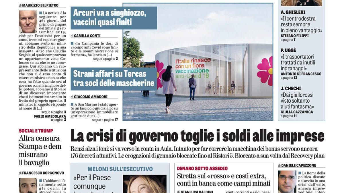 Oggi in edicola