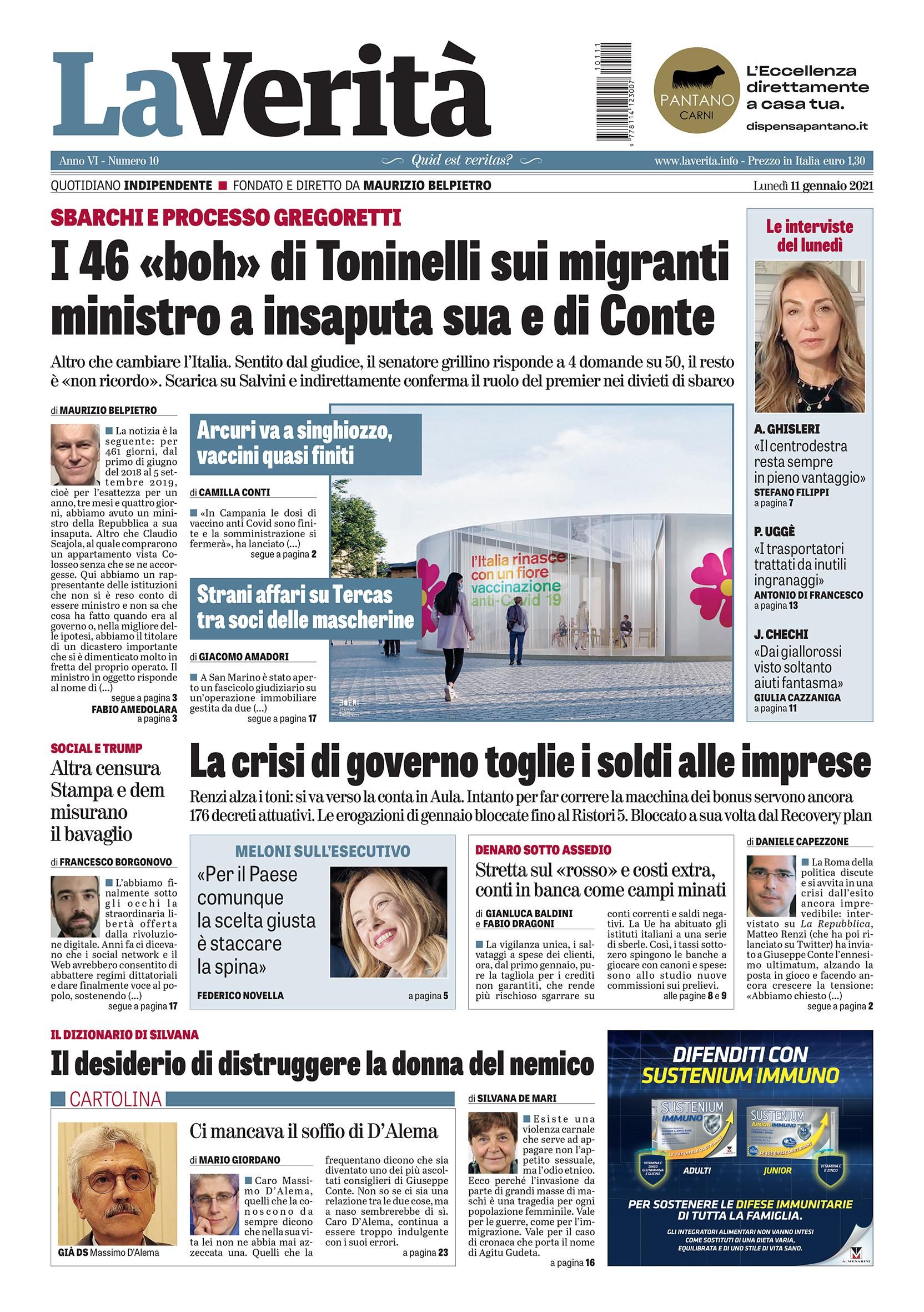 Oggi in edicola