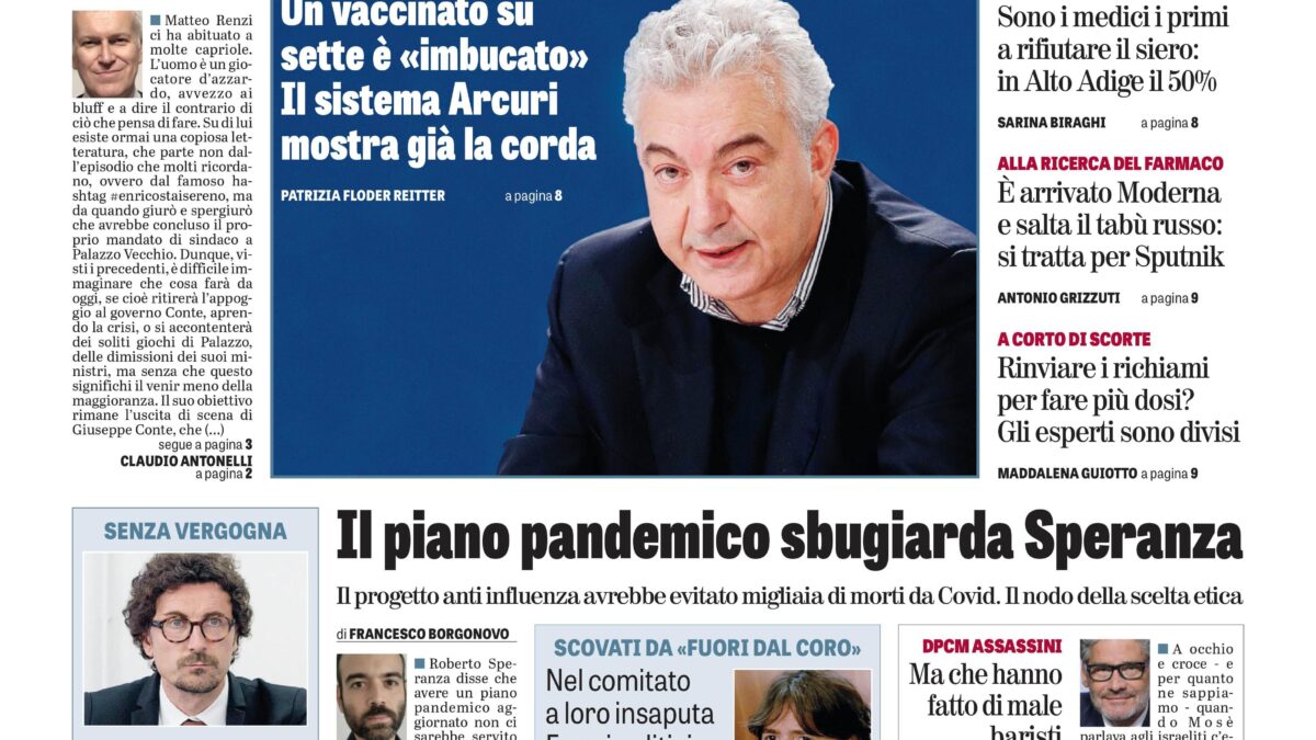 Oggi in edicola