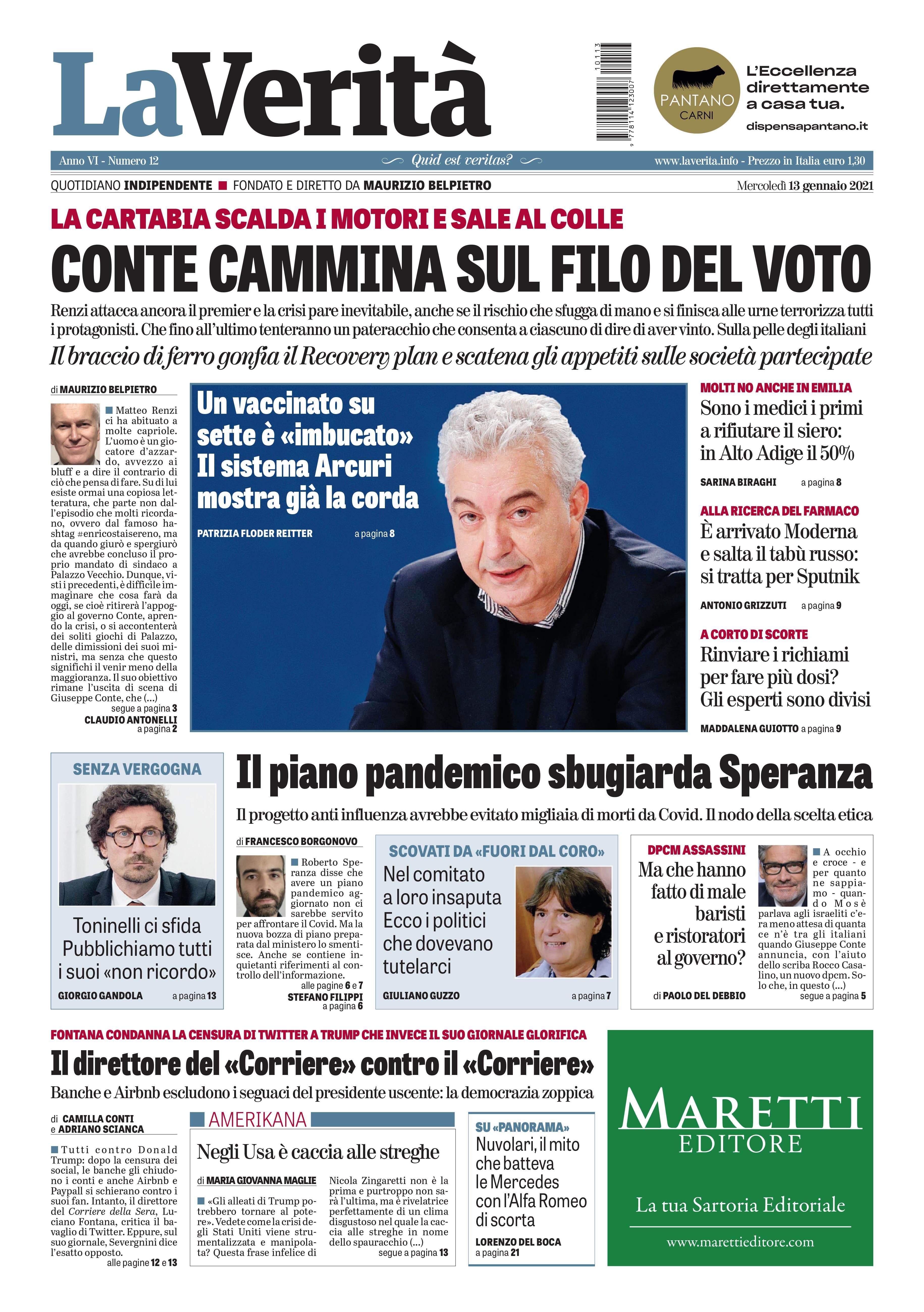 Oggi in edicola