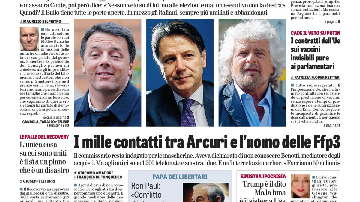 Oggi in edicola