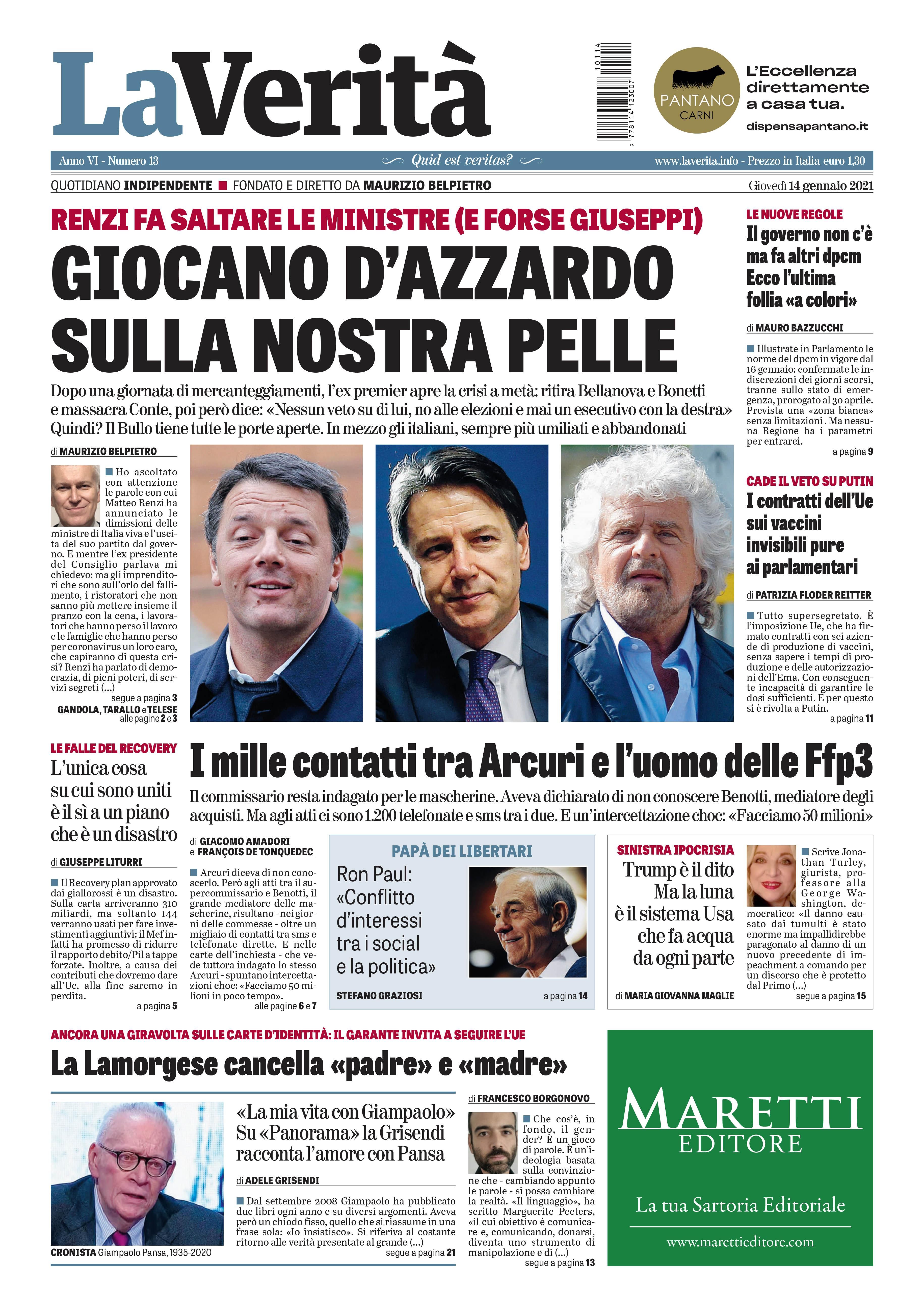 Oggi in edicola