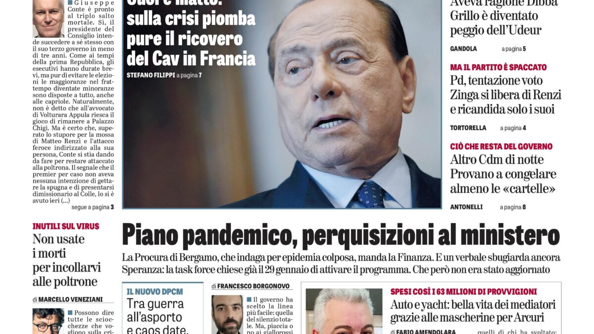 Oggi in edicola