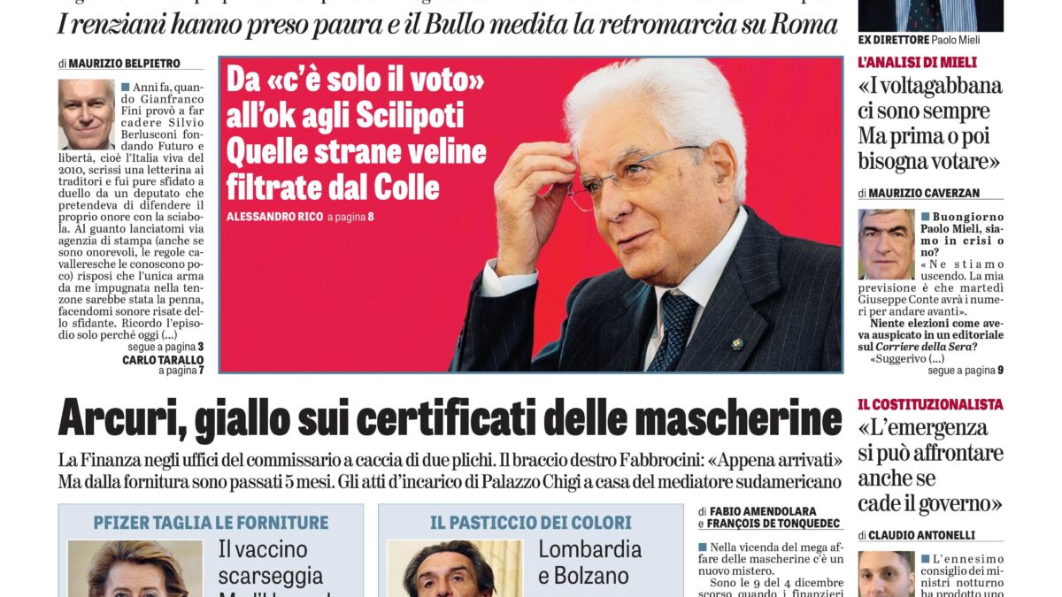 Oggi in edicola
