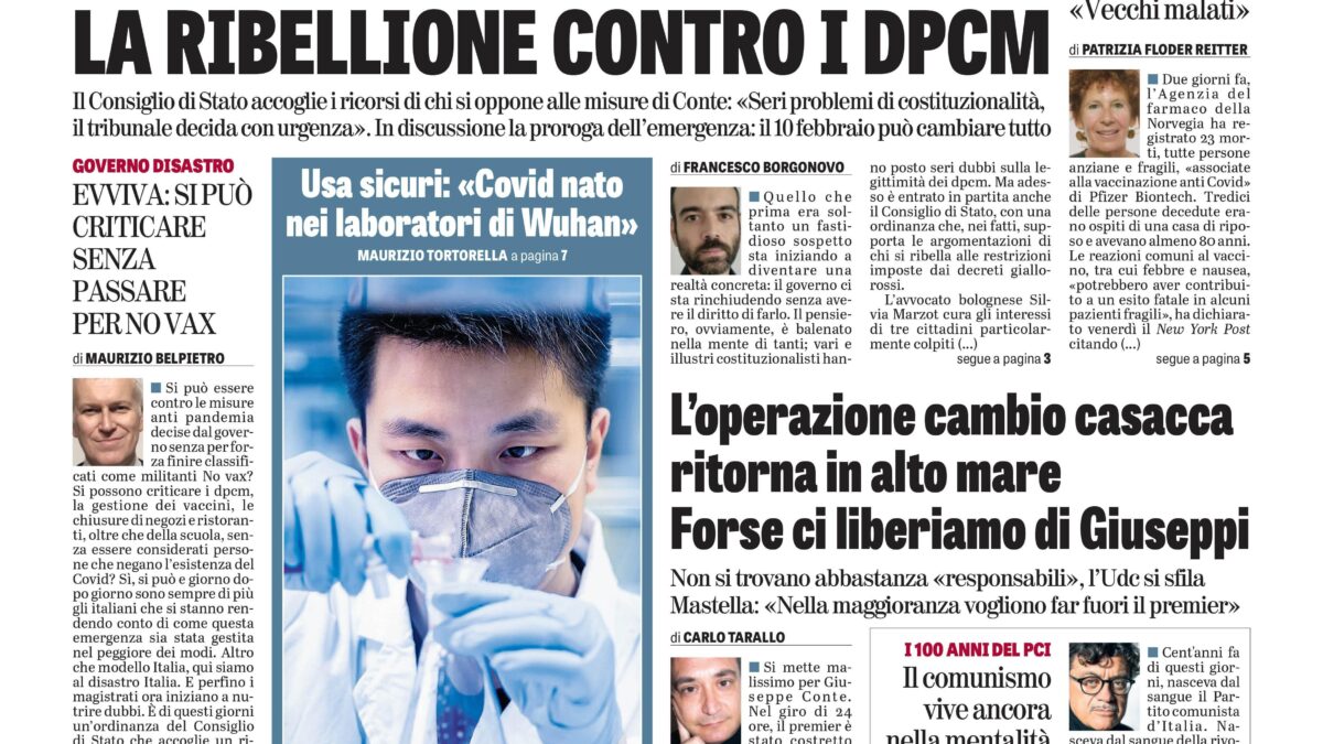 Oggi in edicola