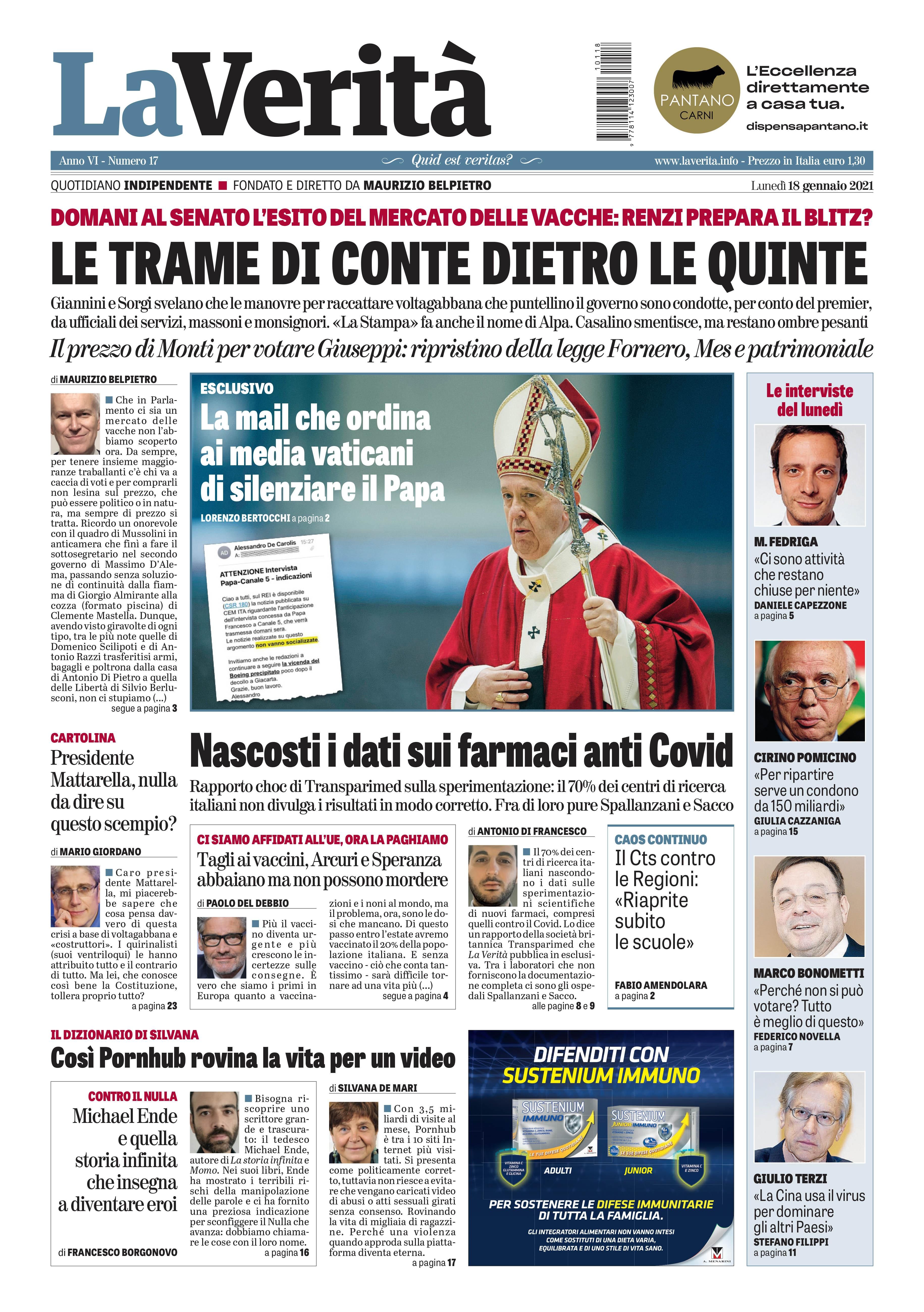 Oggi in edicola