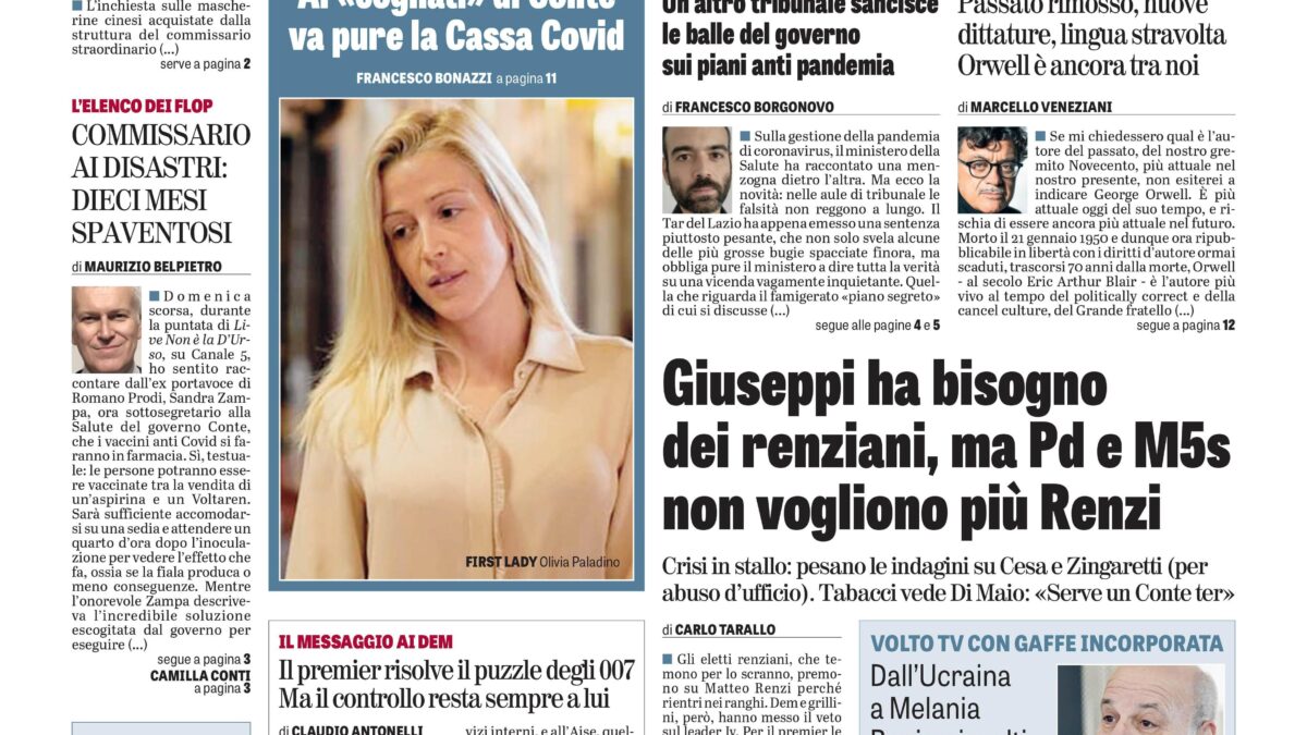 Oggi in edicola