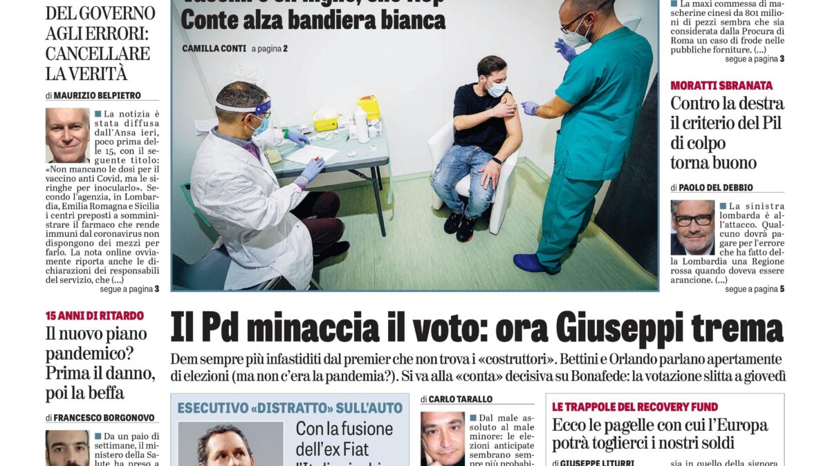 Oggi in edicola