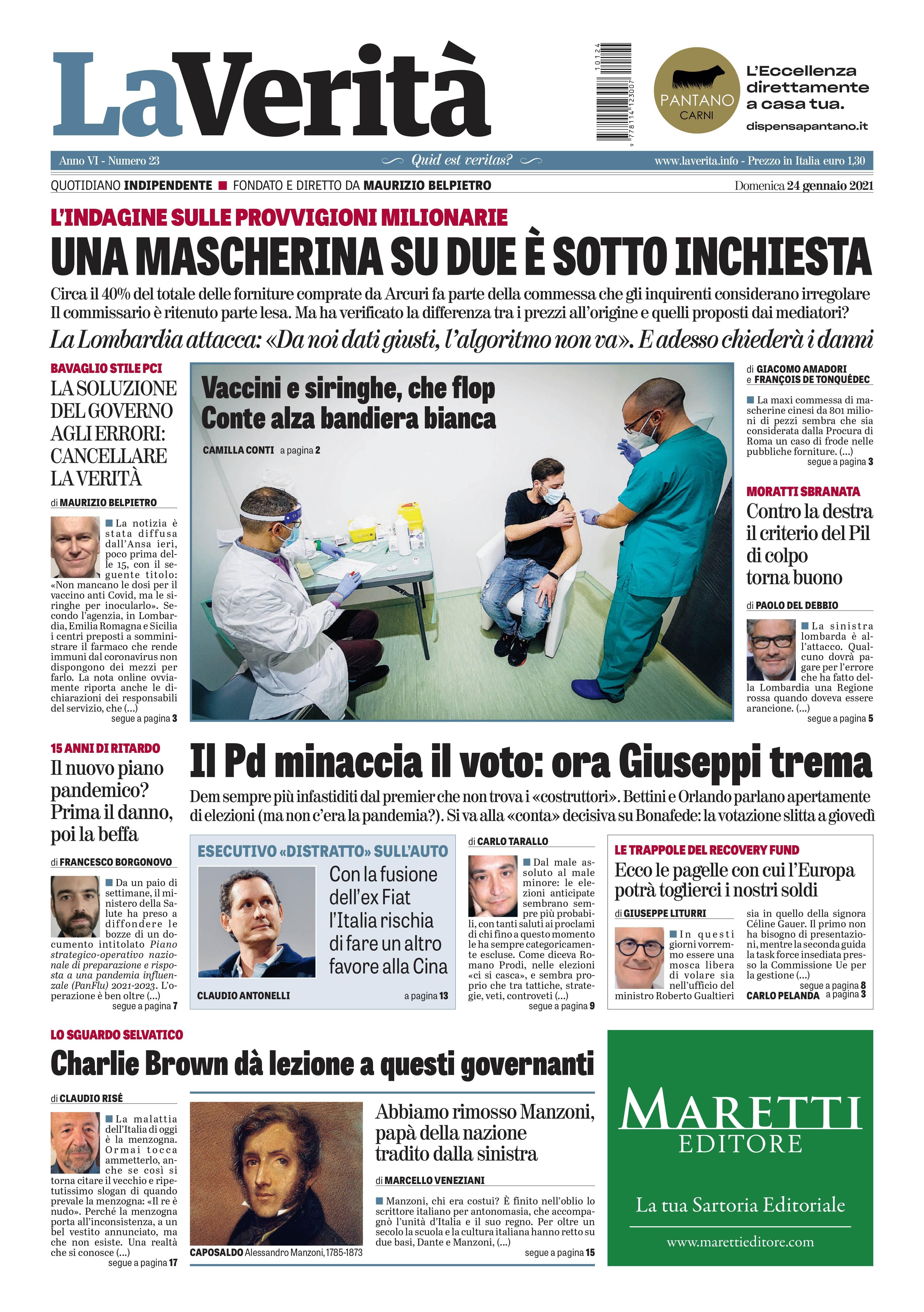 Oggi in edicola
