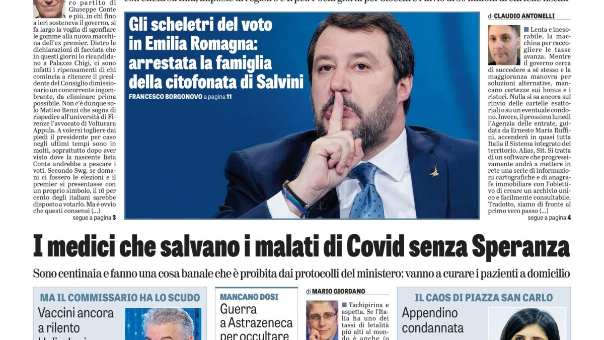 Oggi in edicola