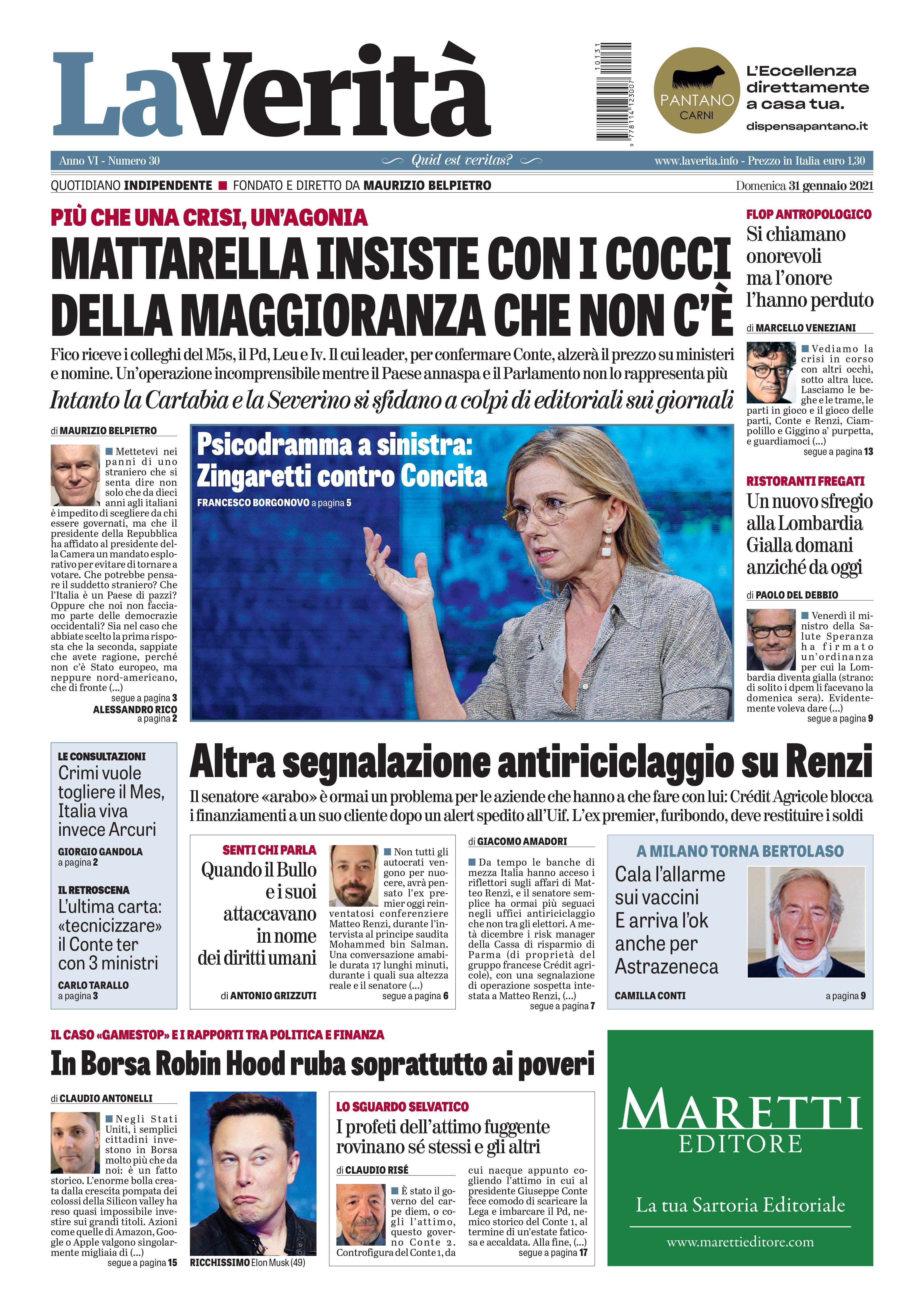 Oggi in edicola