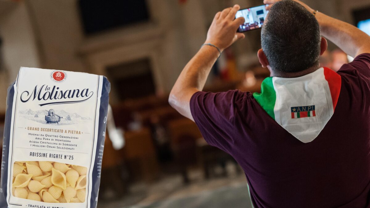 Se paghi i partigiani  puoi fare pasta «fascista»