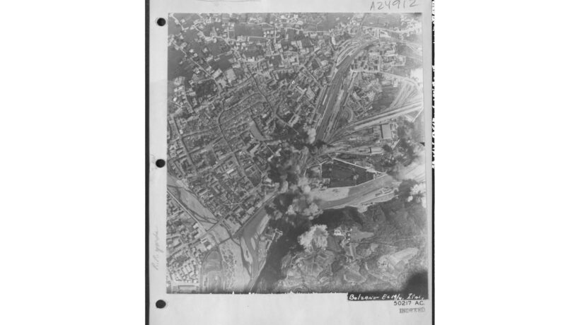 bolzano guerra bombardamenti mappa
