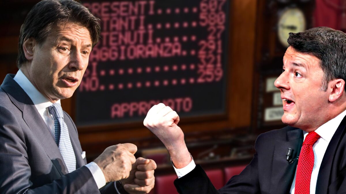 Renzi suonato, Conte bollito