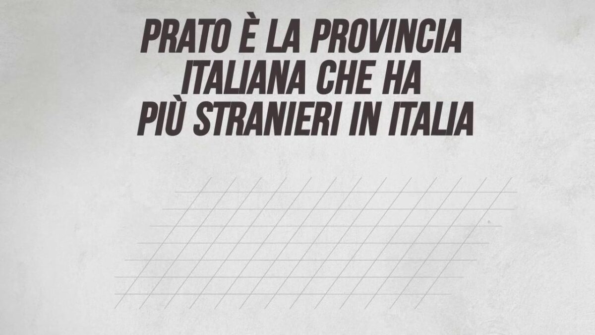 Prato è la provincia che ha più stranieri in Italia