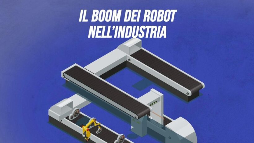 Il boom dei robot nell’industria