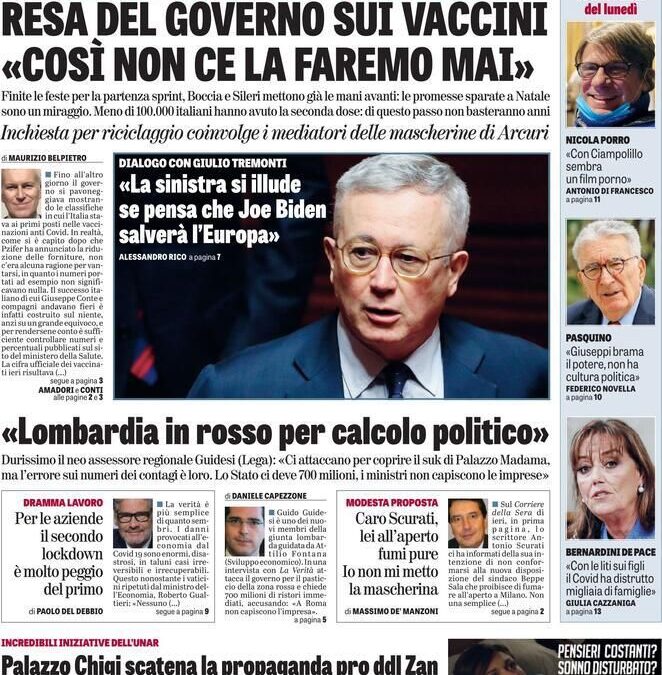 Oggi in edicola