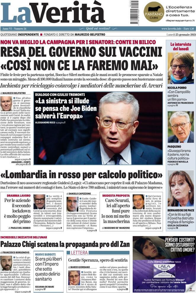 Oggi in edicola