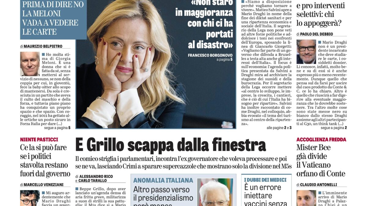 Oggi in edicola