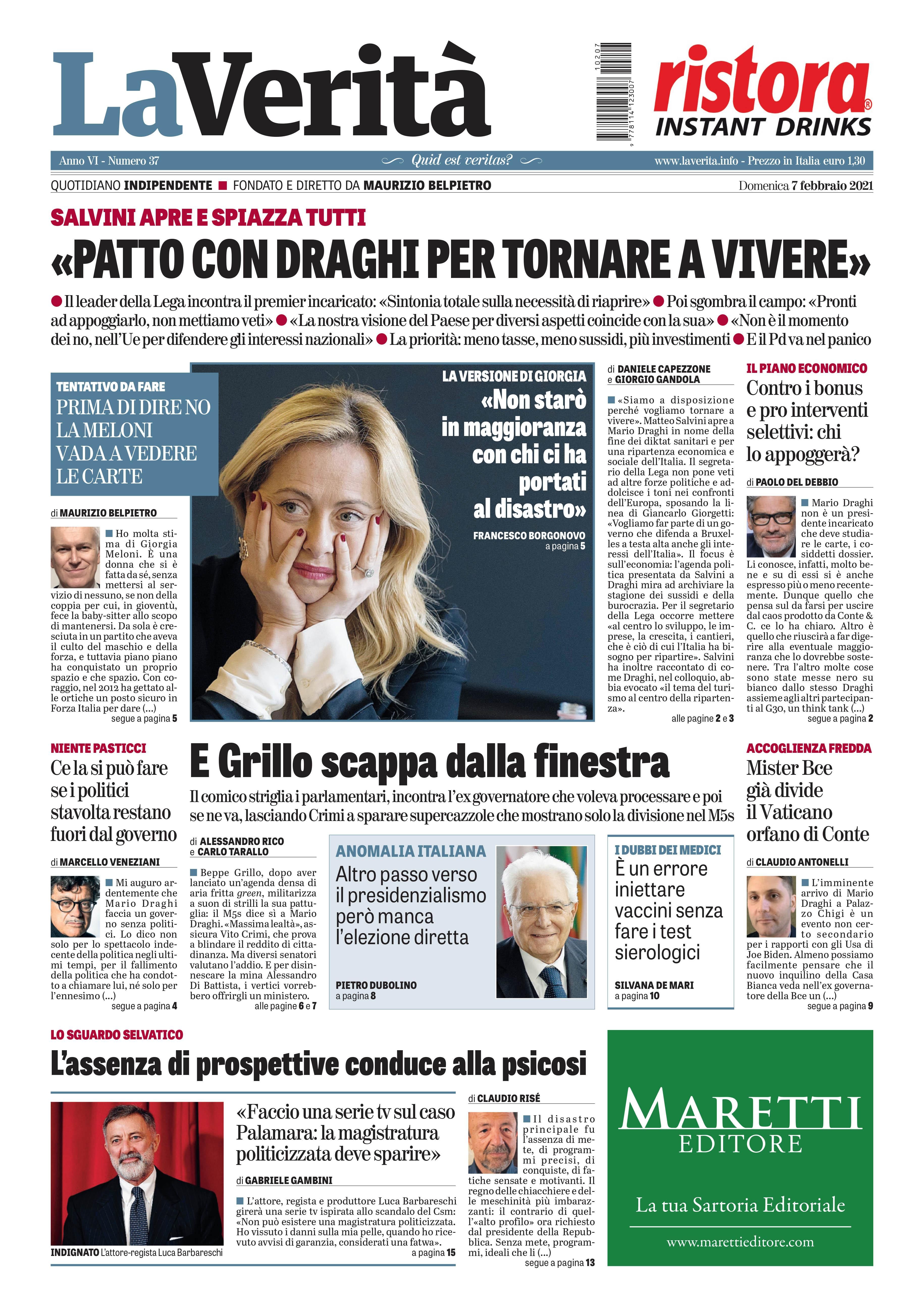 Oggi in edicola