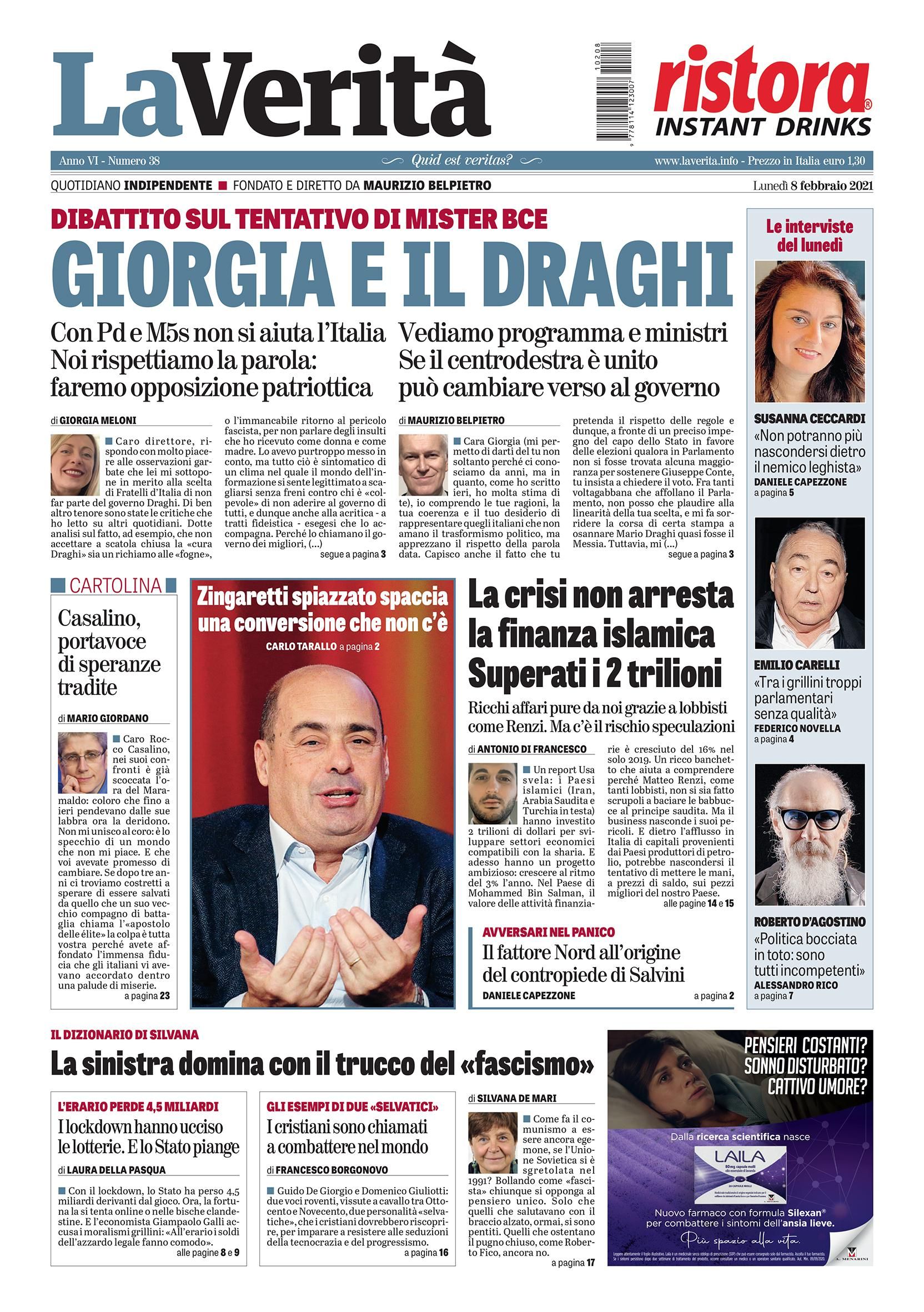 Oggi in edicola
