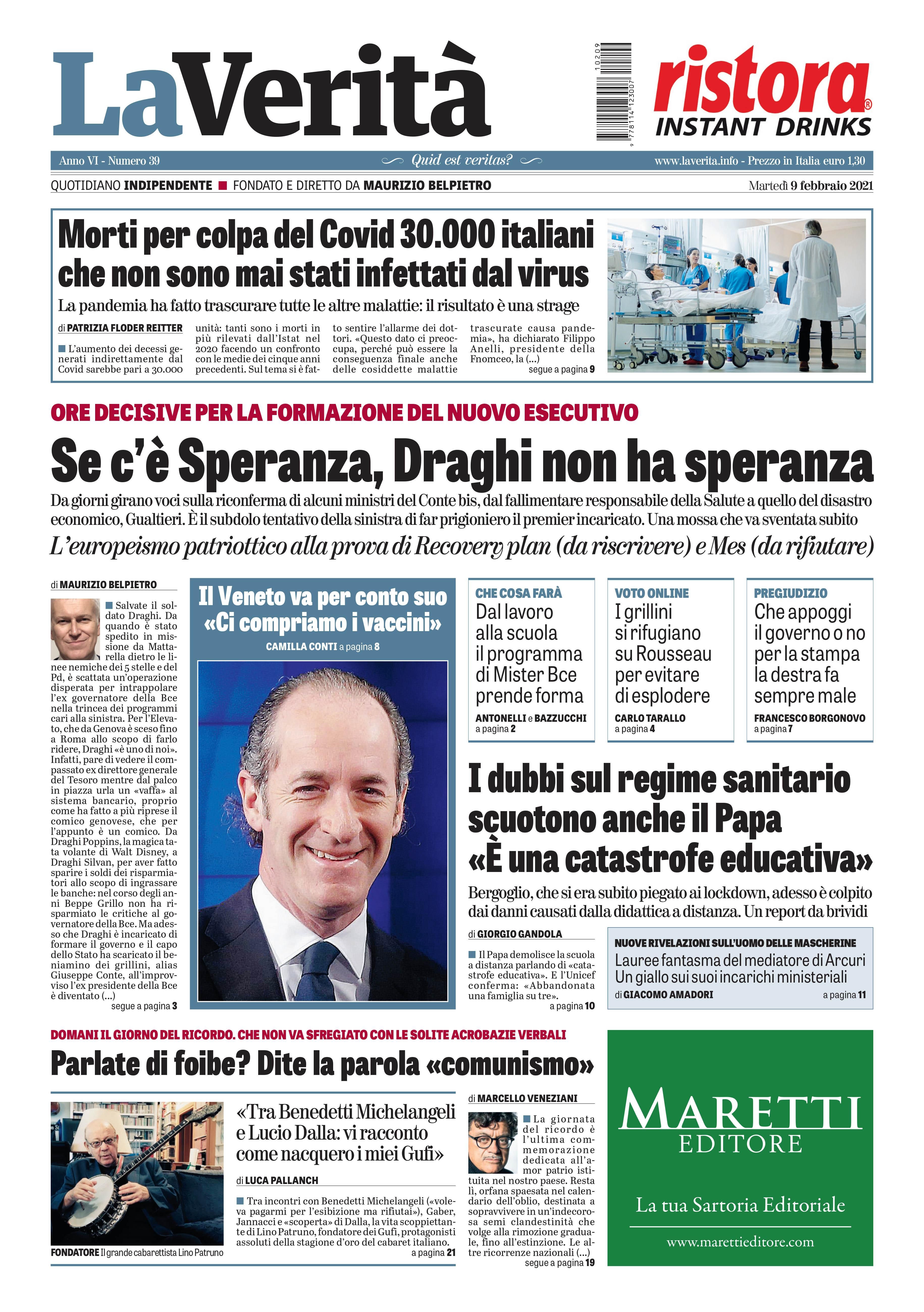 Oggi in edicola