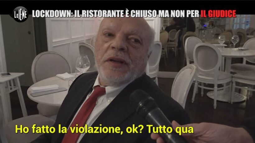 Il futuro genero sbugiarda la toga vorace