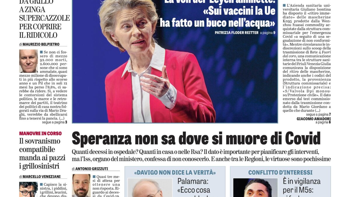 Oggi in edicola