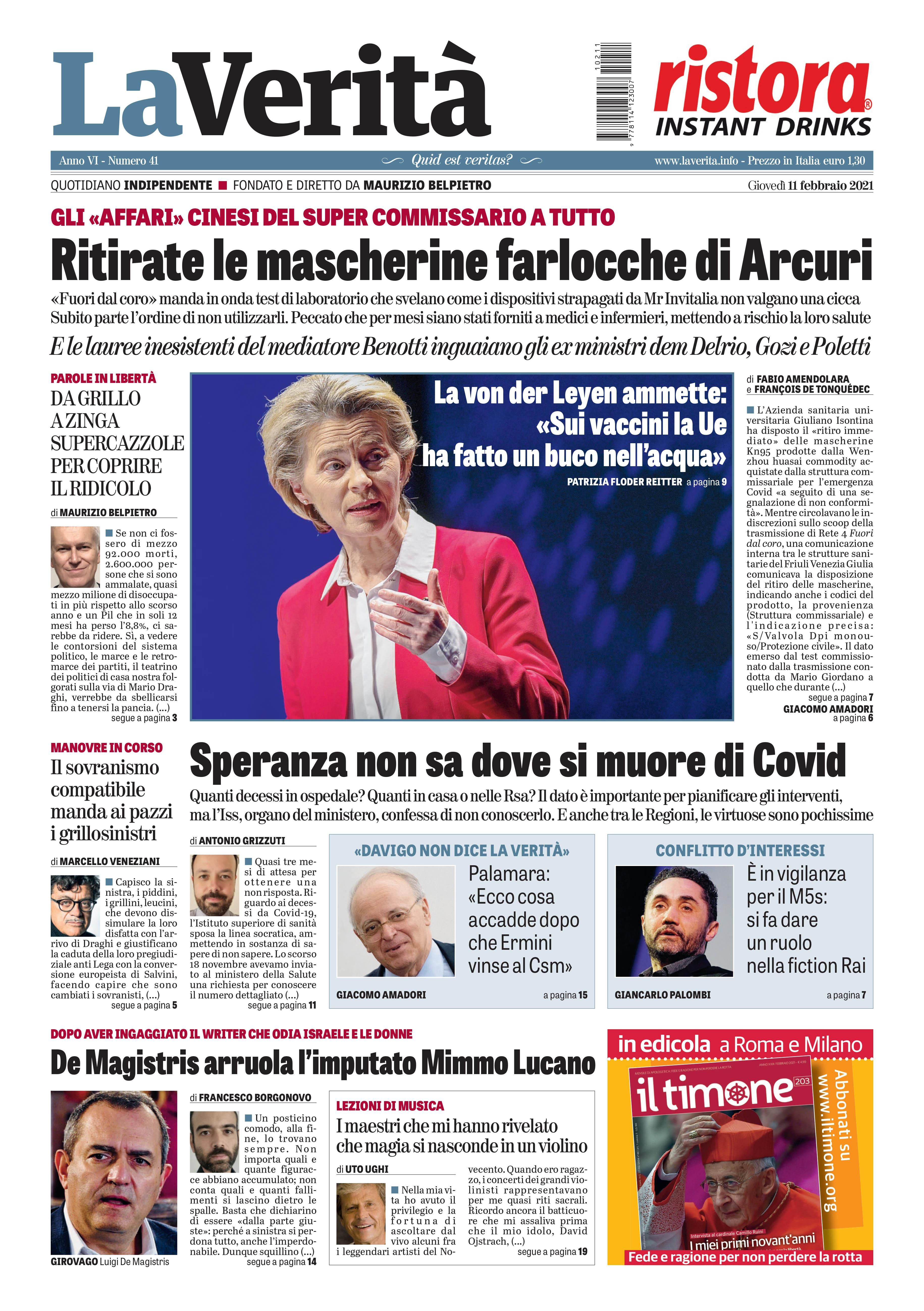 Oggi in edicola