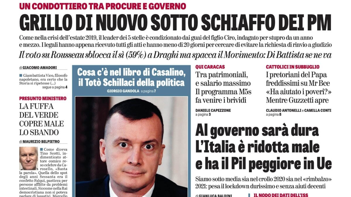 Oggi in edicola