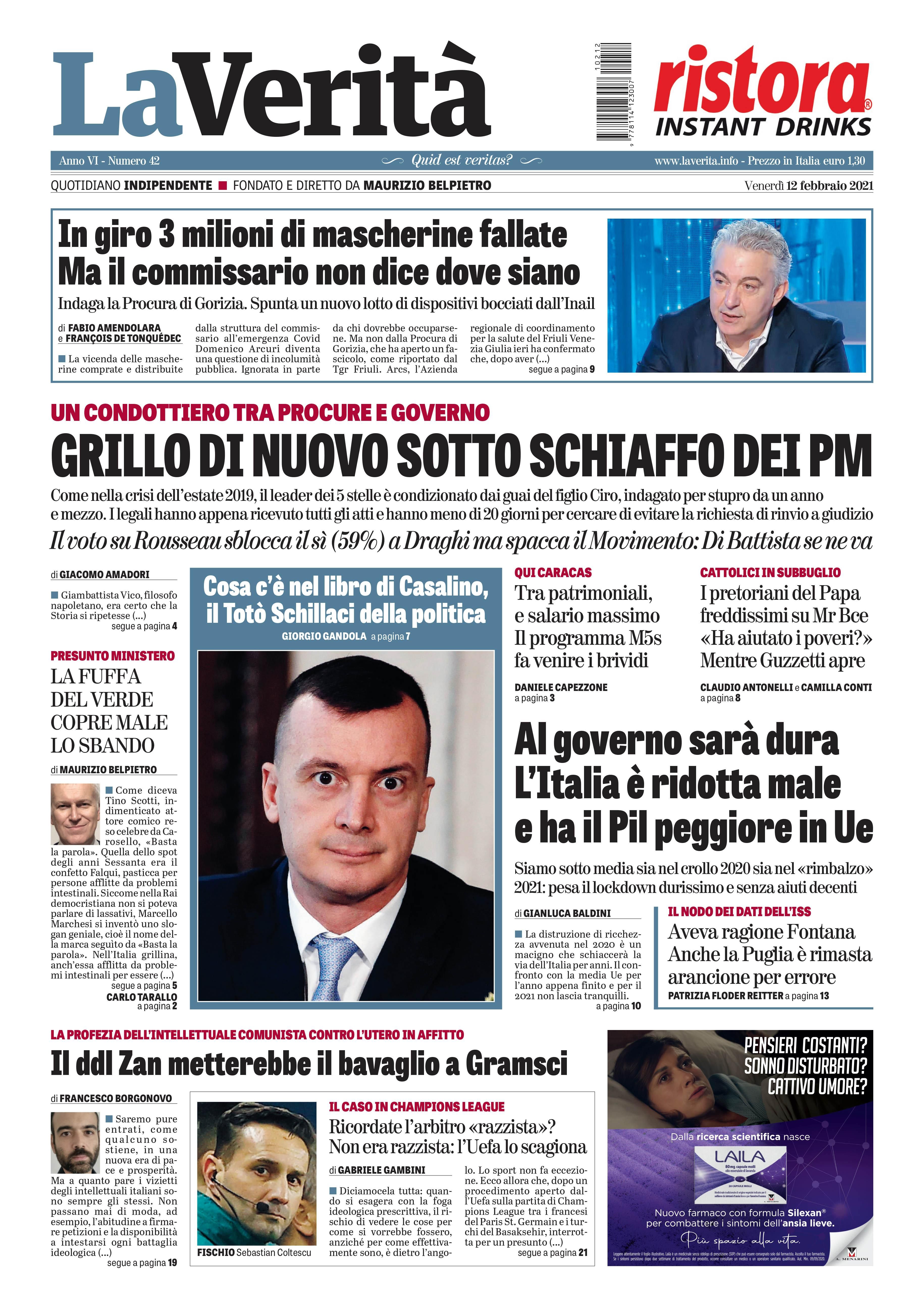 Oggi in edicola