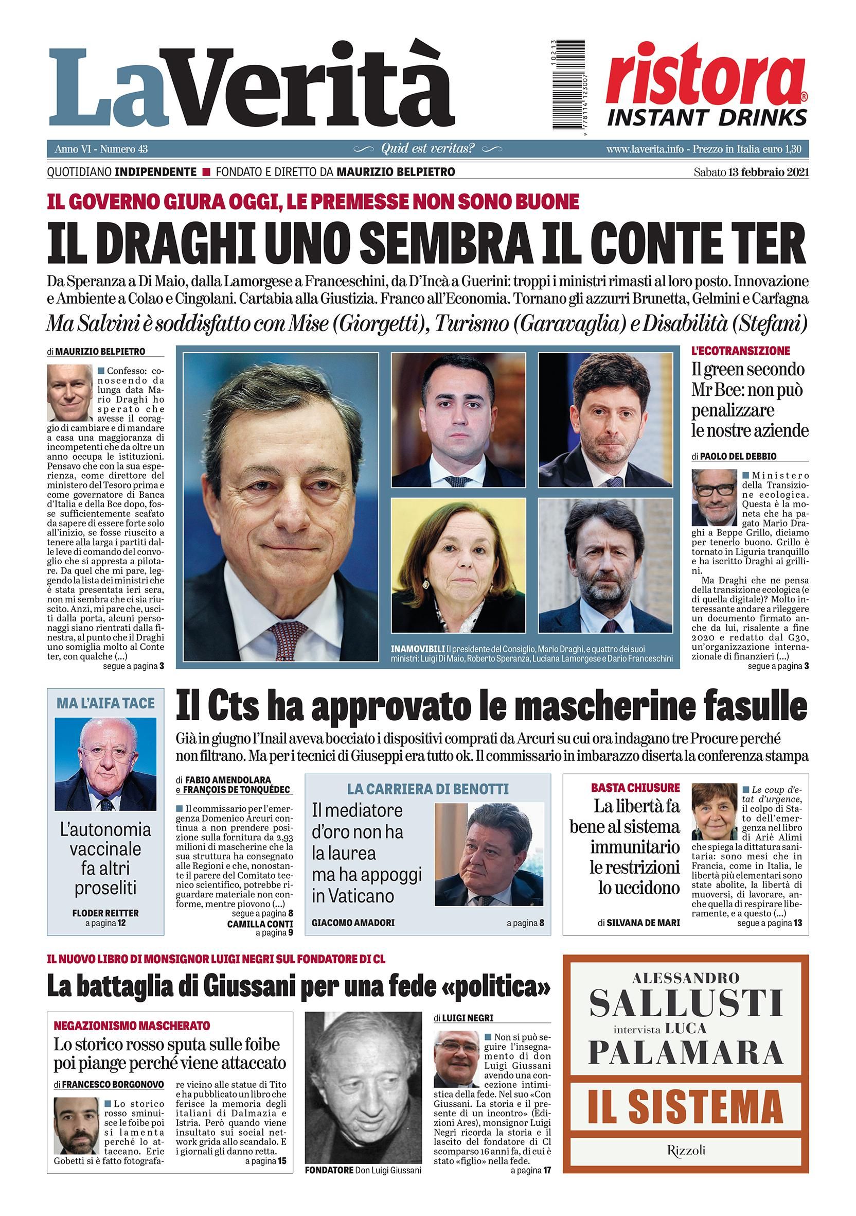 Oggi in edicola