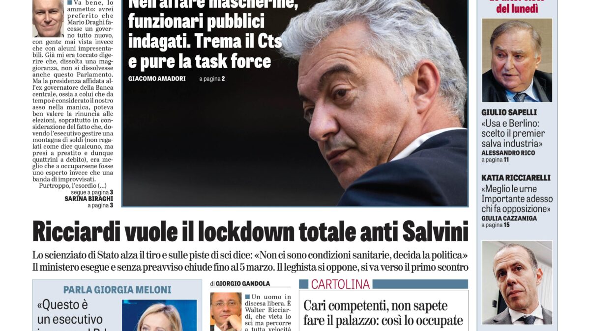 Oggi in edicola