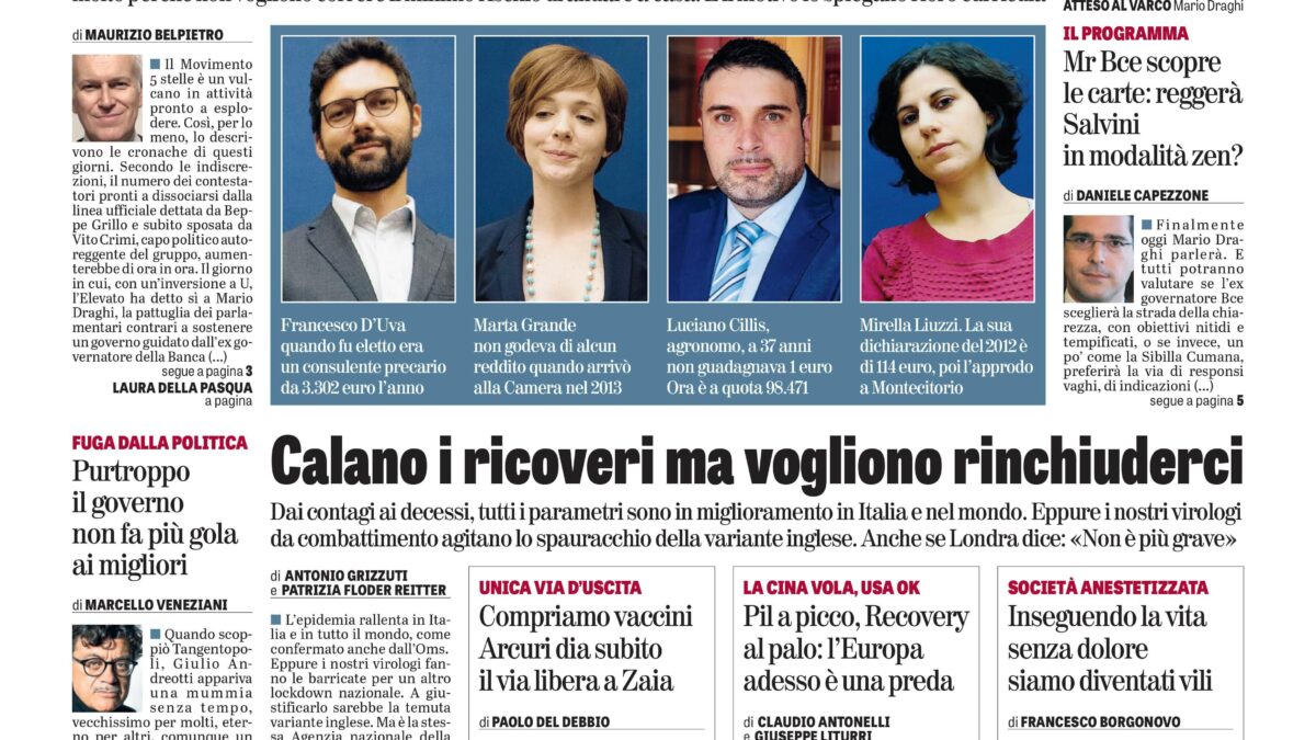 Oggi in edicola