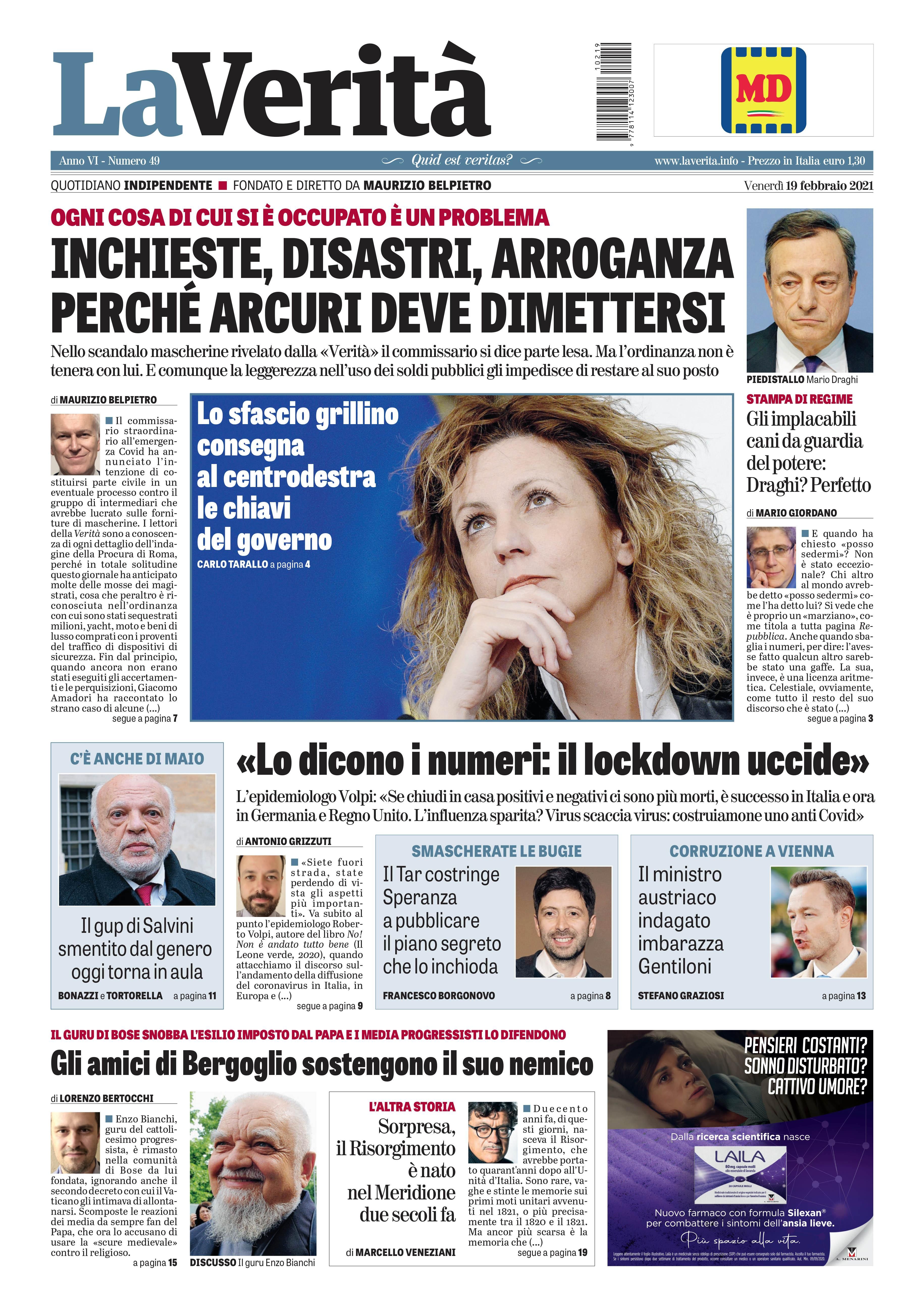 Oggi in edicola