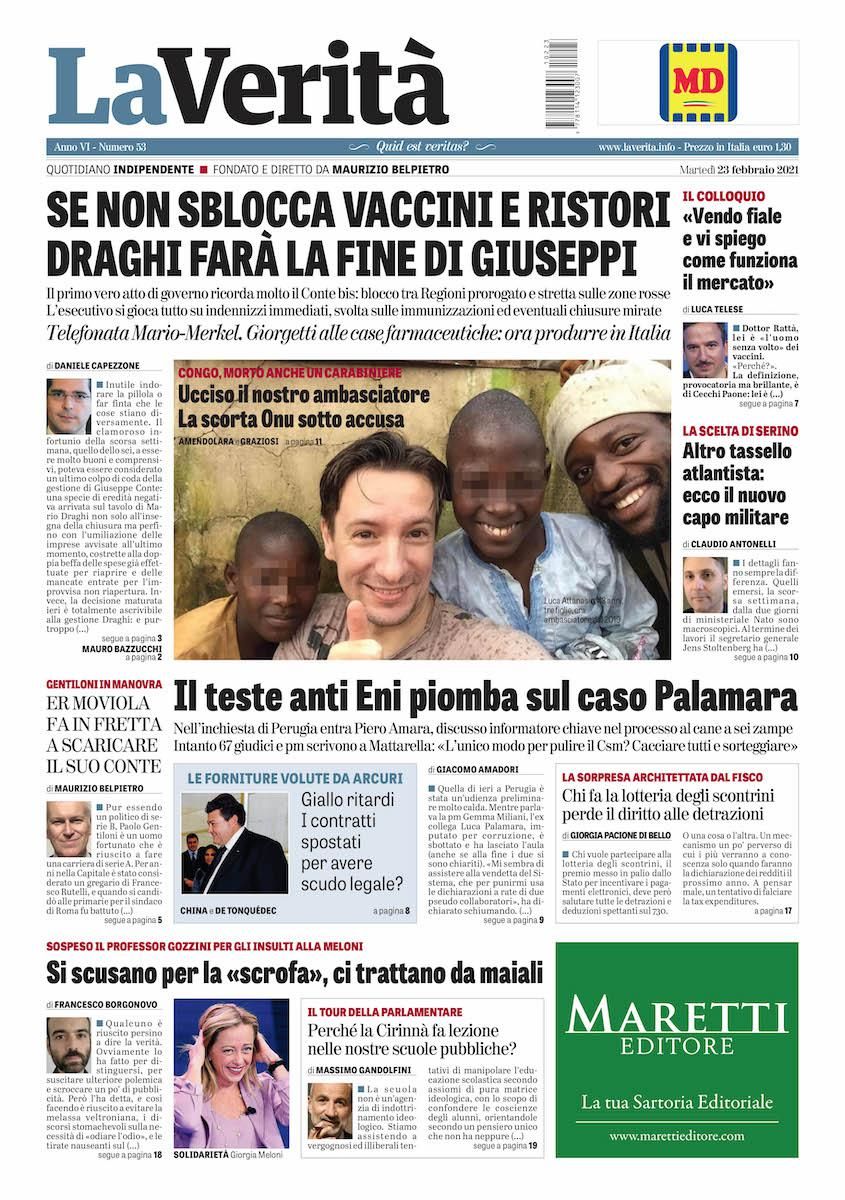 Oggi in edicola